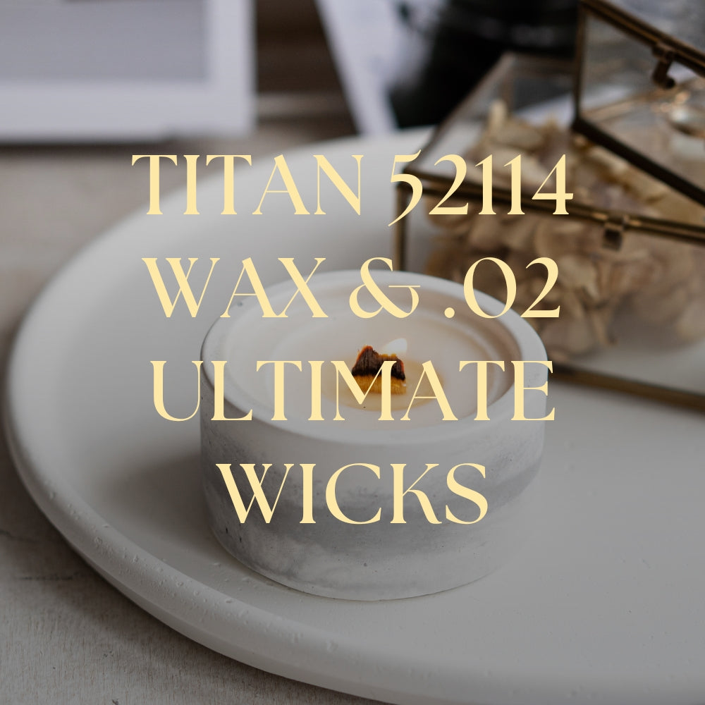 Coco/Soy/Apricot 52114 Wax & Ultimate .02 Wicks