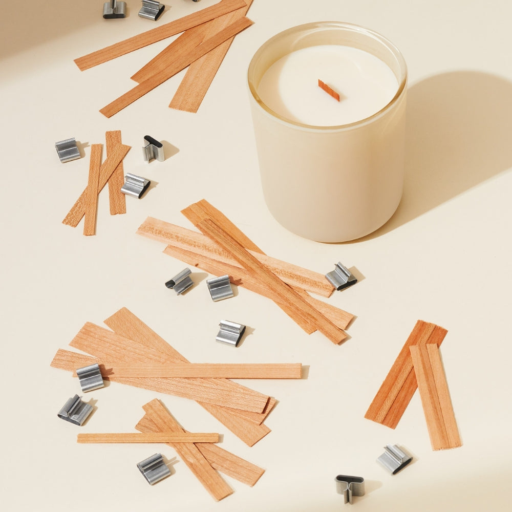 30 Pack Wooden Candle Wick Holders Wick Holders for Candle Making Wick  Clips for Candles Candle Centering Tool