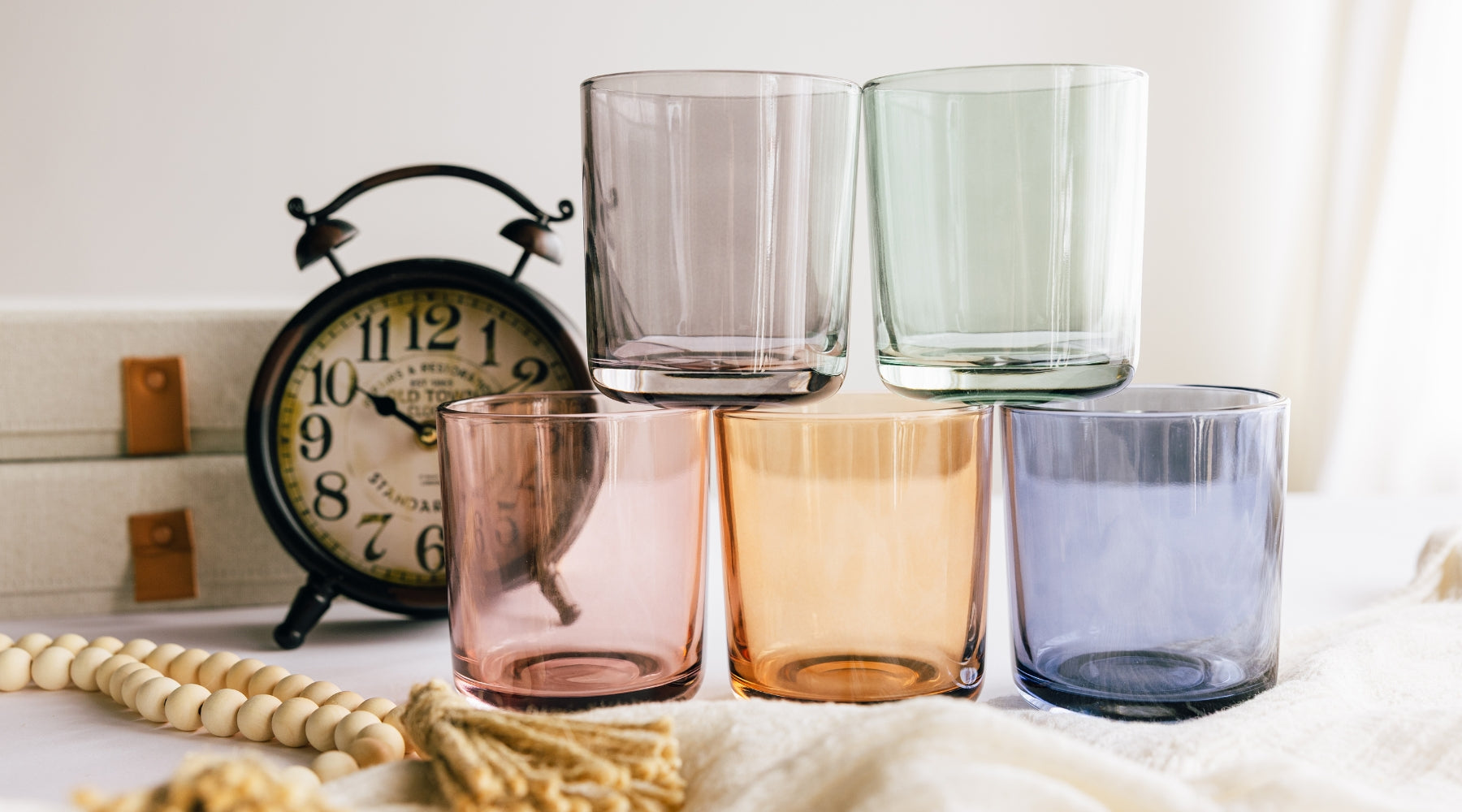 2.5 oz Eden Glass Candle Glass
