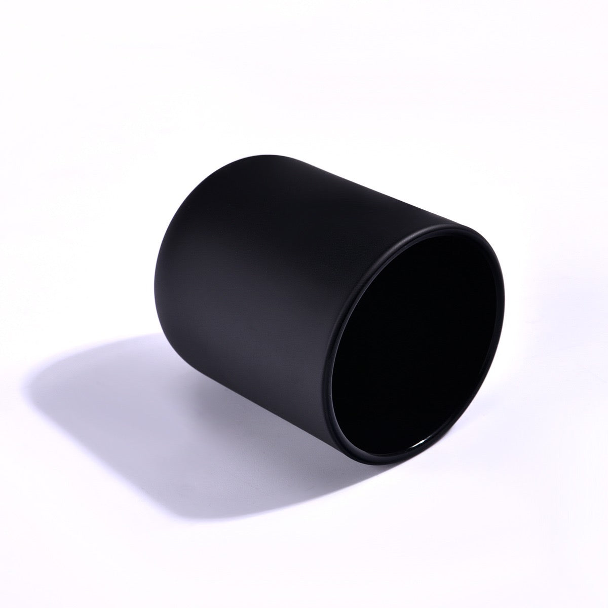 2.5 oz Matte Black Candle Jar