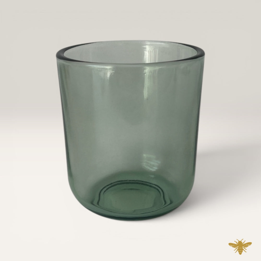 2.5 oz Eden Transparent Green Candle Jar