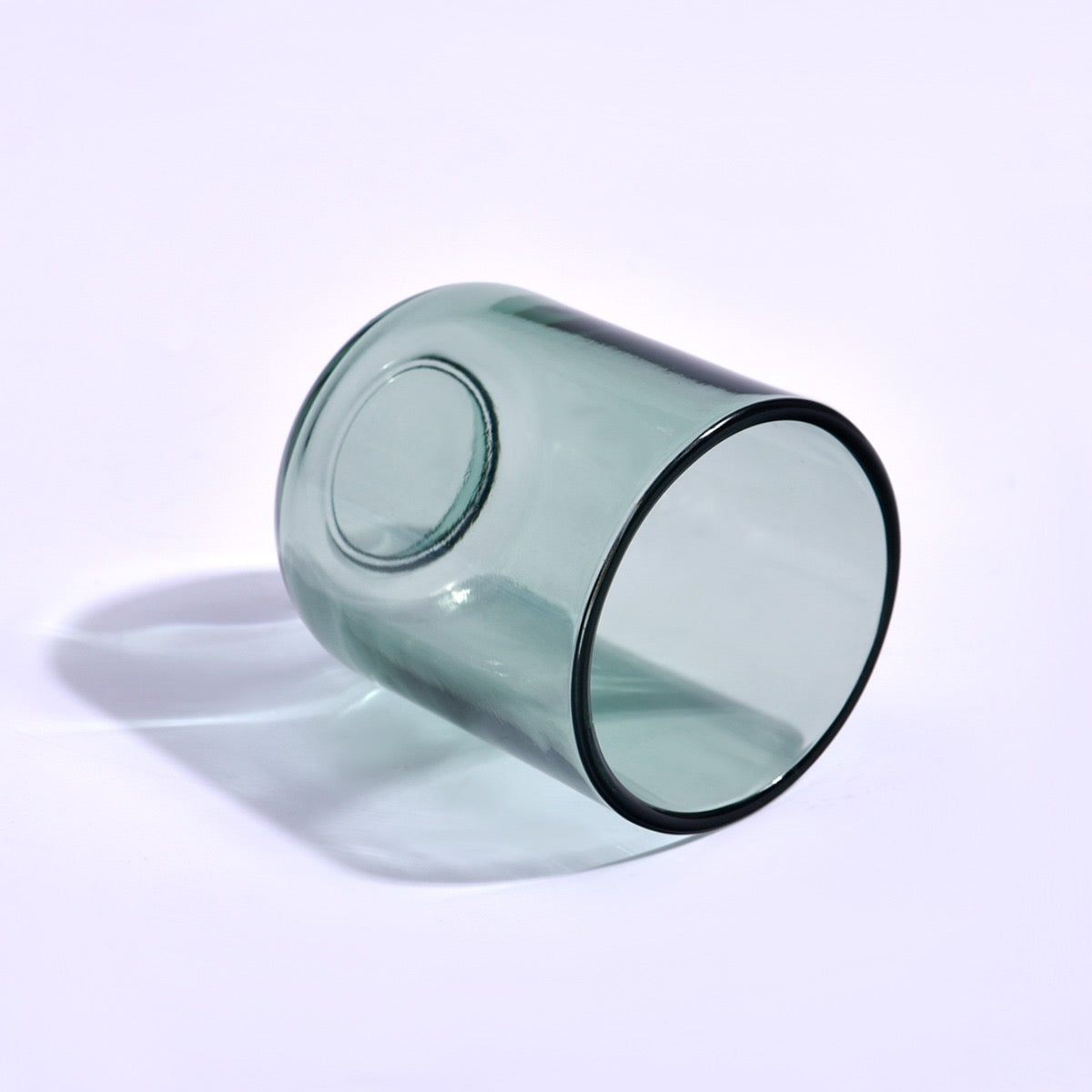 2.5 oz Transparent Green Candle Jar