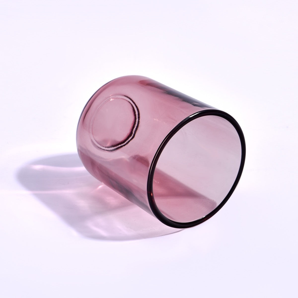 2.5 oz Transparent Pink Candle Jar