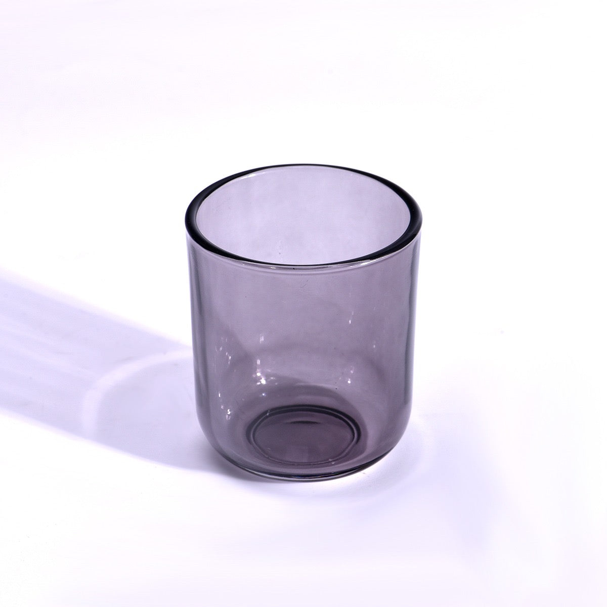2.5 oz Transparent Black Candle Jar