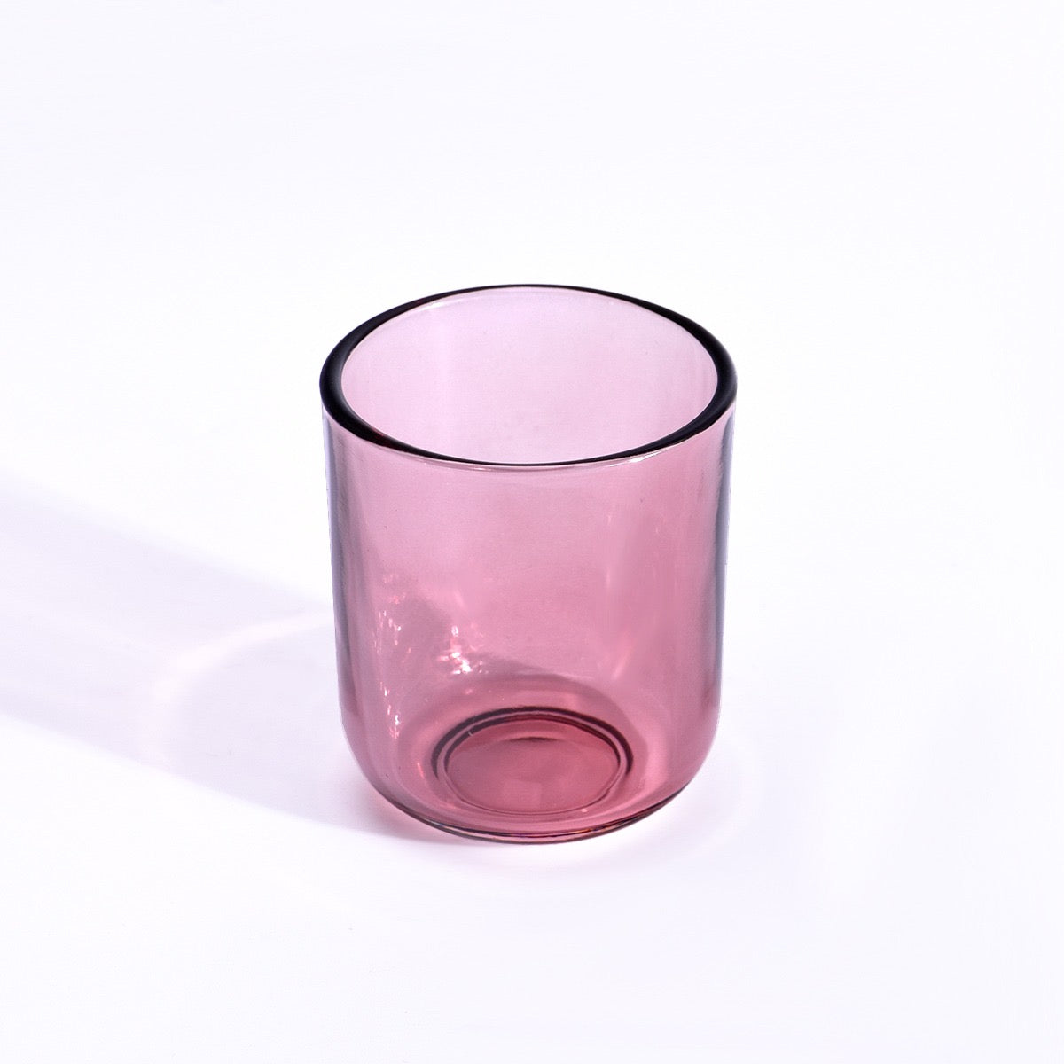 2.5 oz Transparent Pink Candle Jar