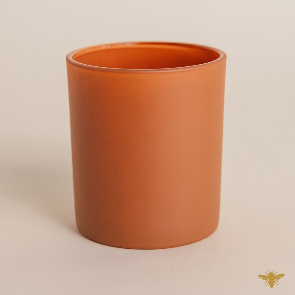 8oz Matte Clay Candle Glass