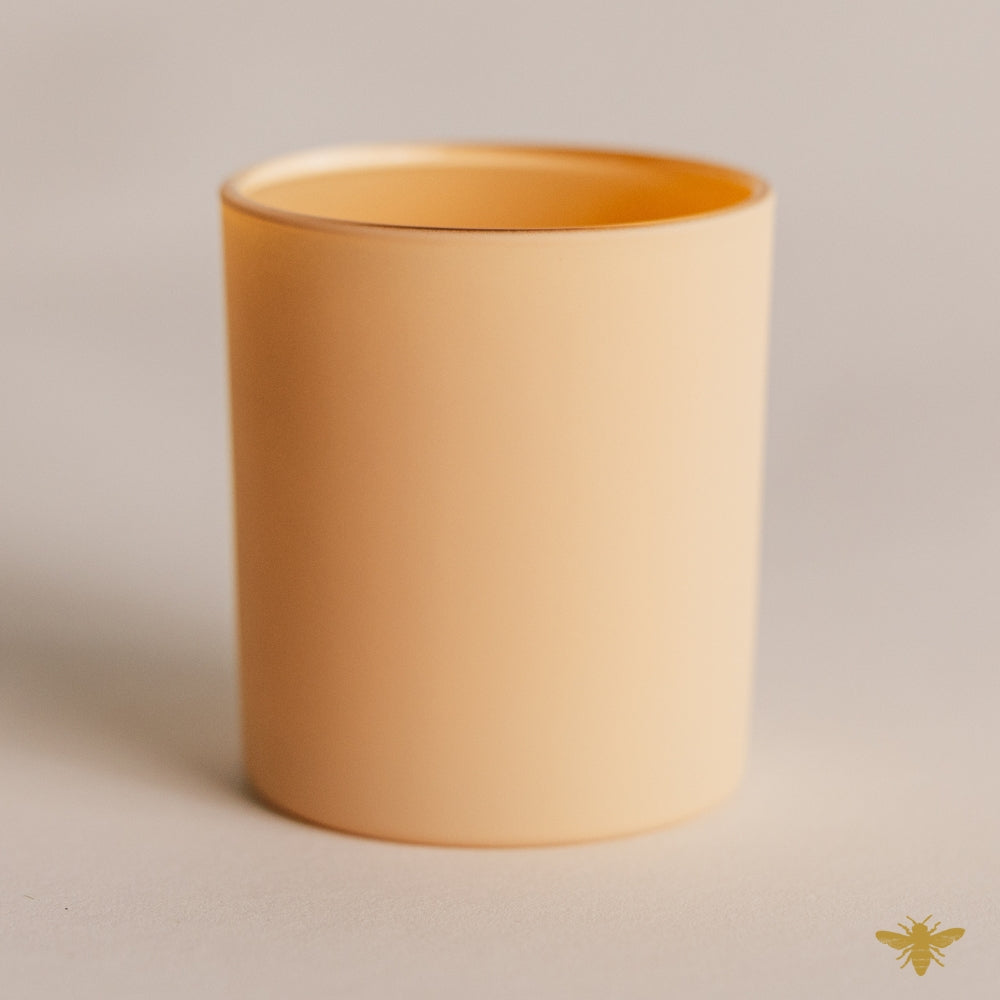 8oz Matte Nude Candle Glass