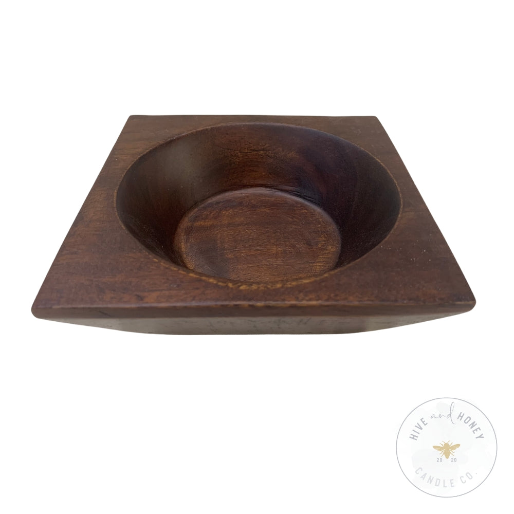 Acacia Wood | Single Cheese Mold - Brown