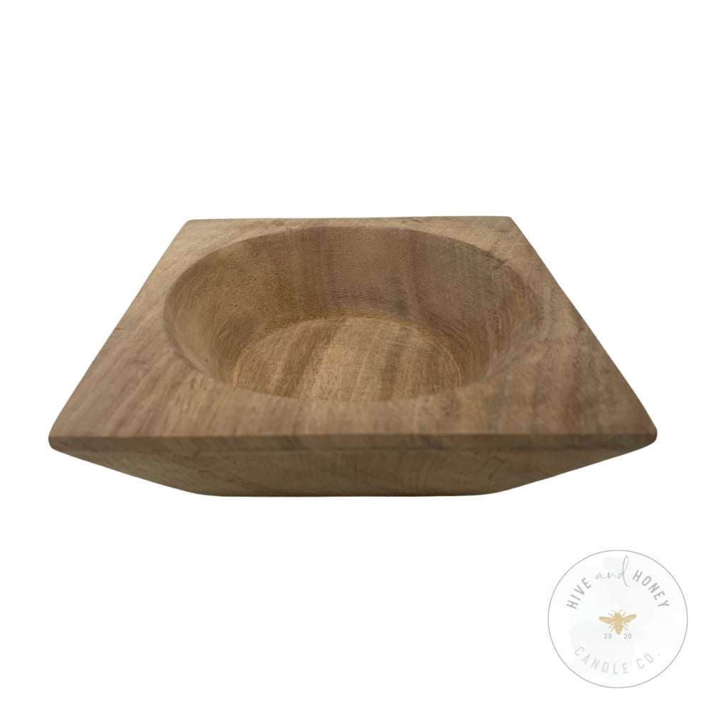 Acacia Wood Single Cheese Mold Natural