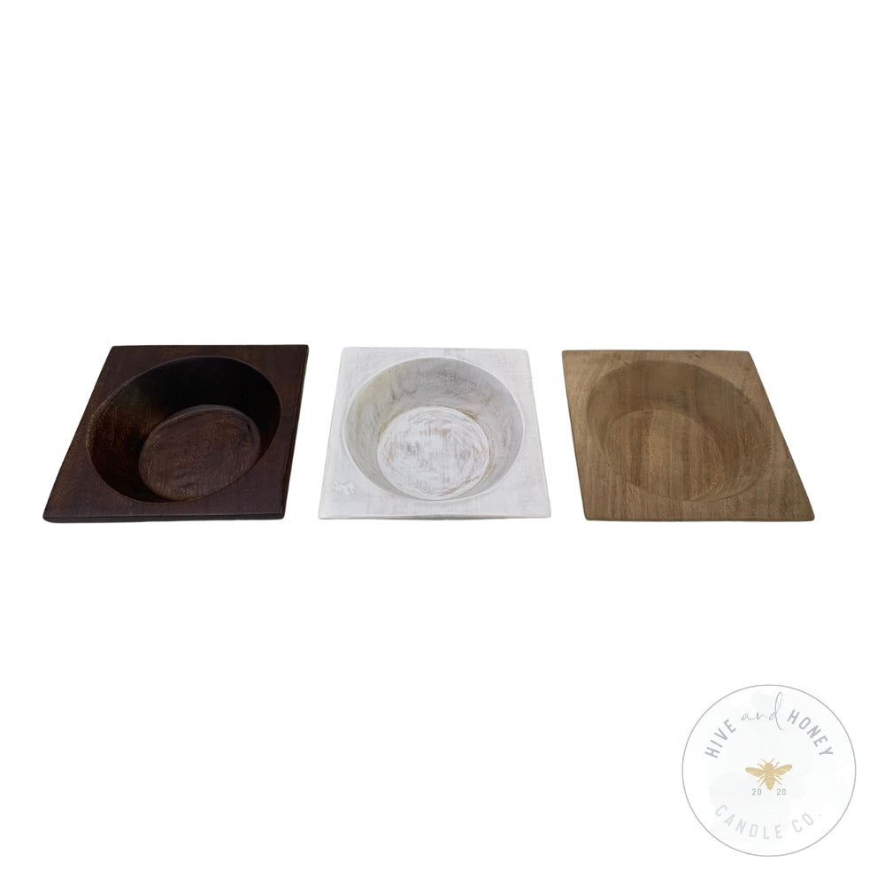 Acacia Wood | Single Cheese Mold - Natural
