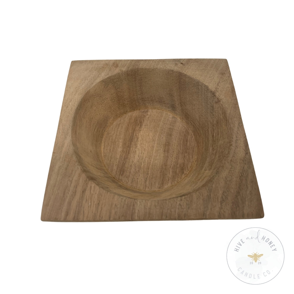 Acacia Wood | Single Cheese Mold - Natural