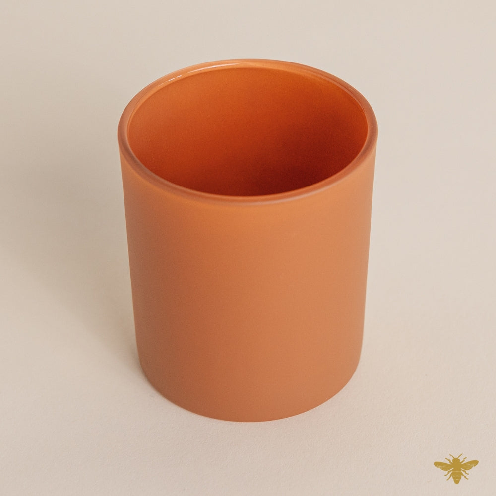 8oz Matte Clay Candle Glass