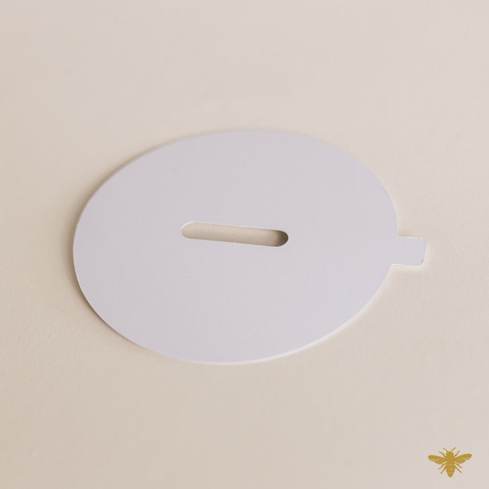 White Candle Dust Cover | Set of 12