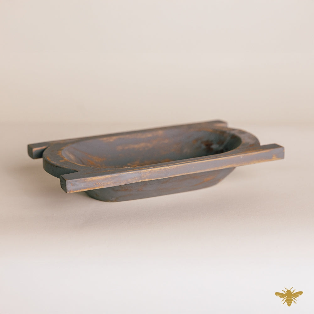 Acacia Wood Bowls | Eurostyle Dough Bowl - Gray