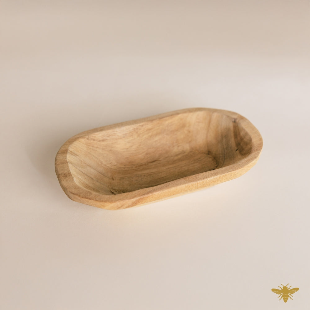 Acacia Wood Bowls | Regular Mini Dough Bowl - Natural