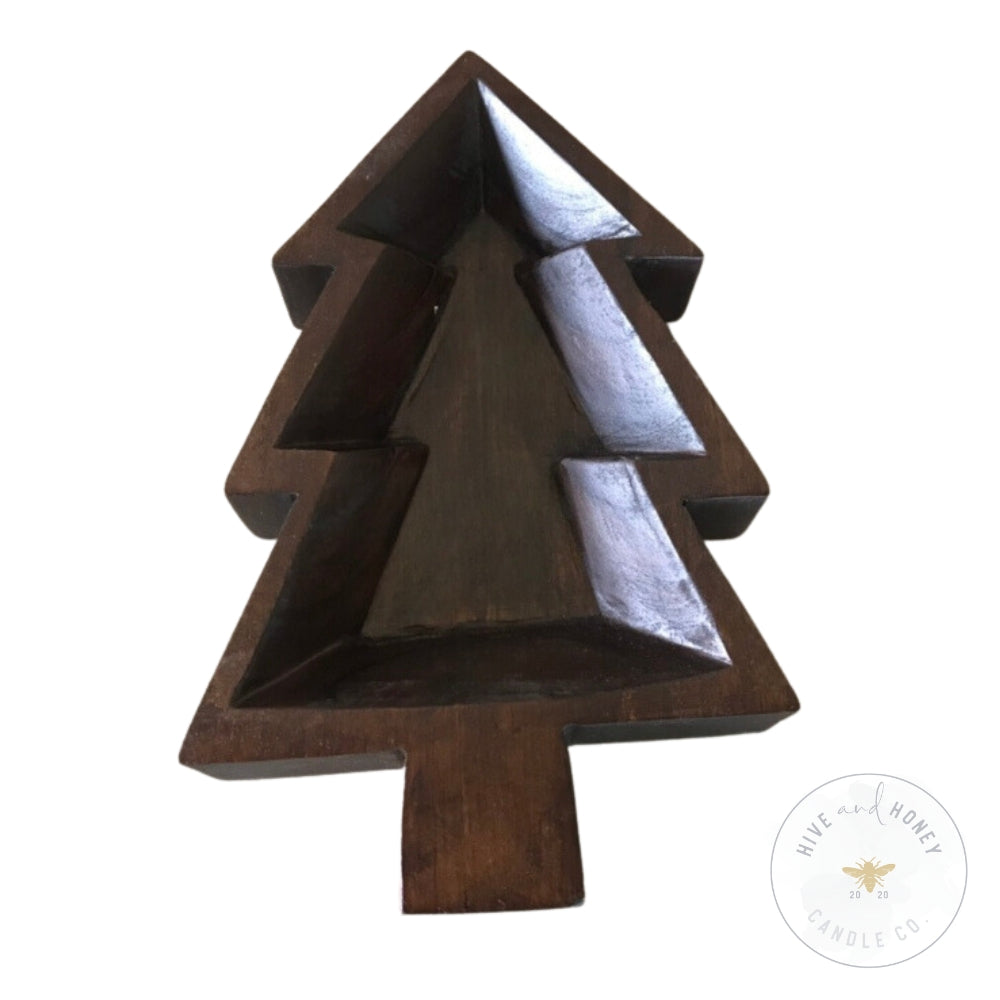 Acacia Wood | Large Holiday Tree - Brown