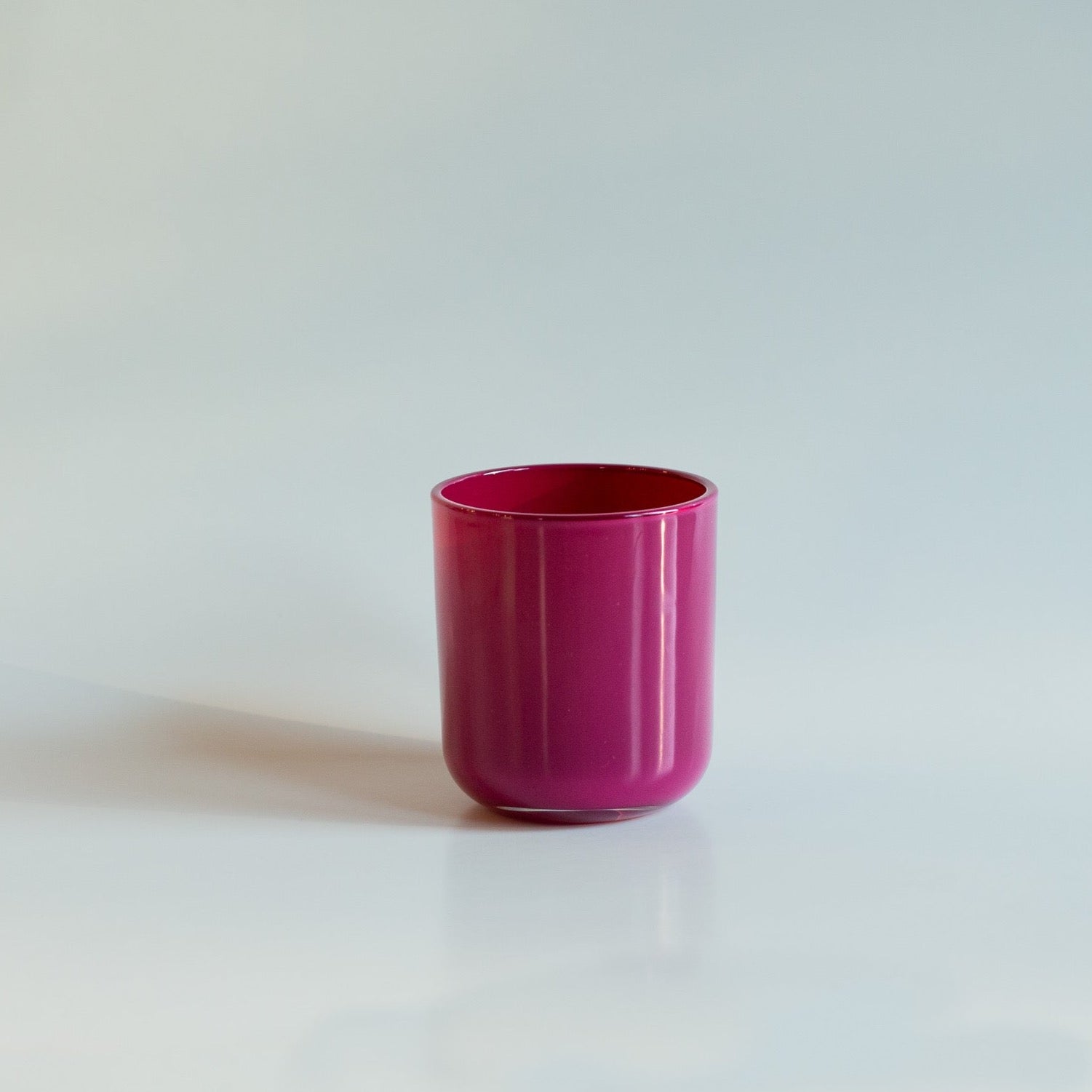 12 oz Glossy Wine Candle Glass