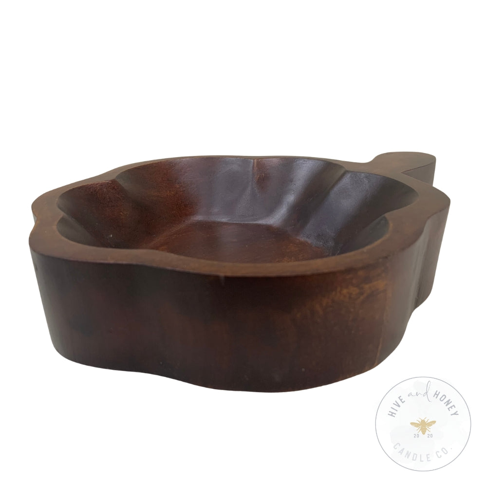 Acacia Wood | Large Pumpkin Bowl - Brown