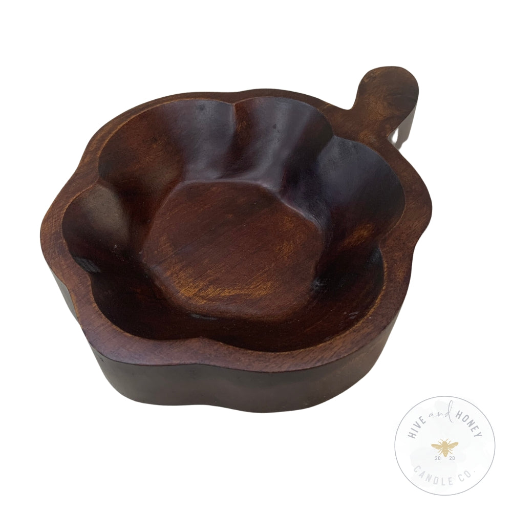 Acacia Wood | Large Pumpkin Bowl - Brown