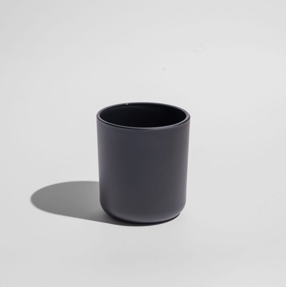 8 oz Eden Matte Black Candle Vessel