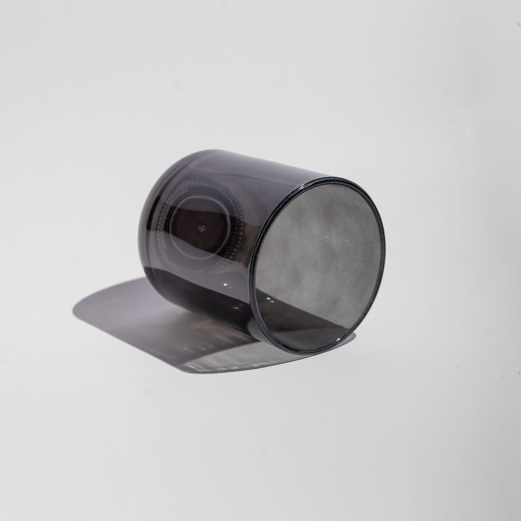 12oz Translucent Smoke Candle Glass