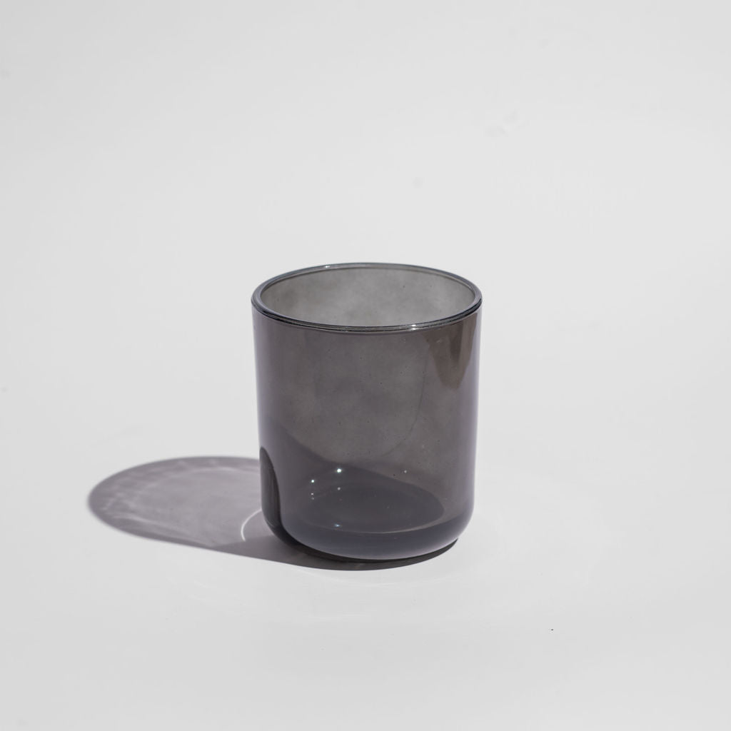 12oz Translucent Smoke Candle Glass