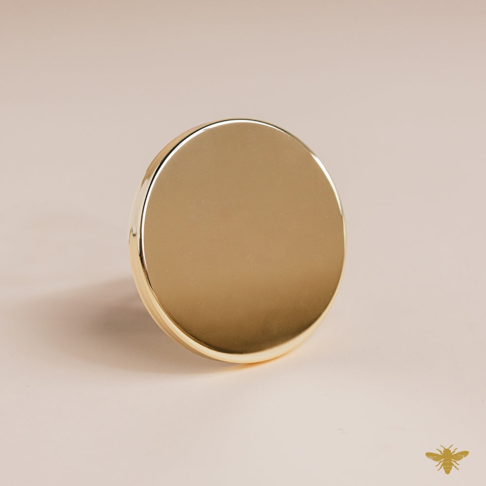 Gold Metal Lid With Silicone Gasket 12oz