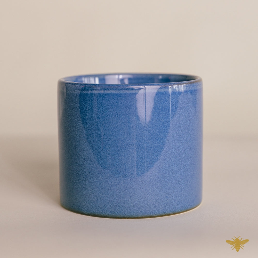 Navy 10 oz Heirloom Ceramic Jar