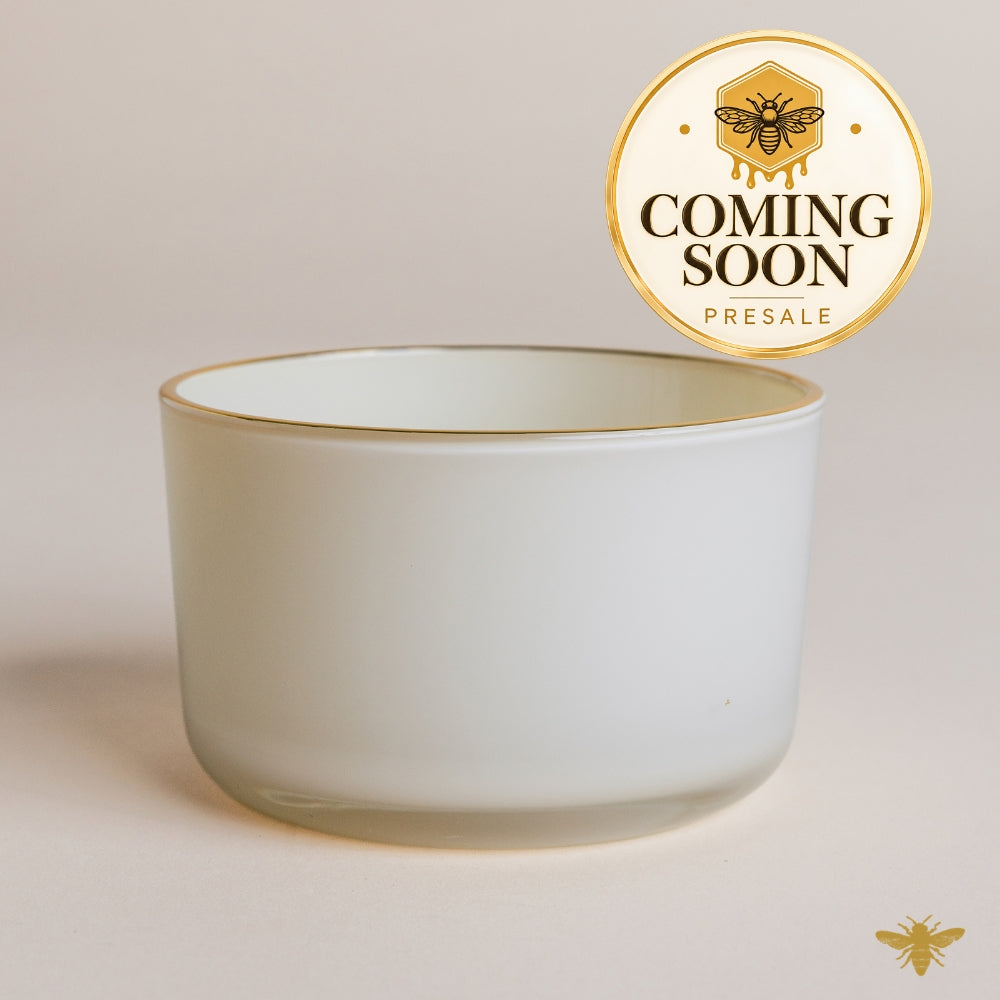 18oz Cream 3-wick Forevermore® Candle Vessel