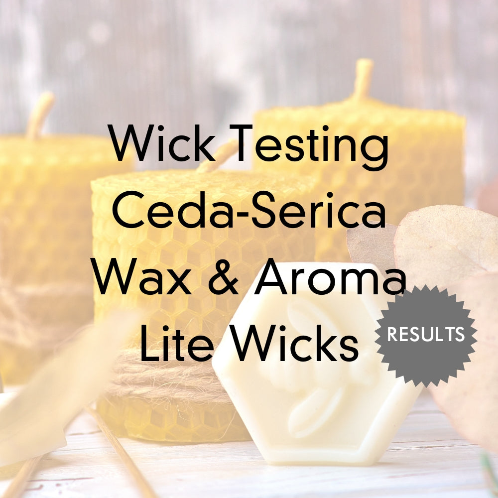 Wick Testing Coco Apricot / Ceda Serica Wax & Aroma Lite Wicks