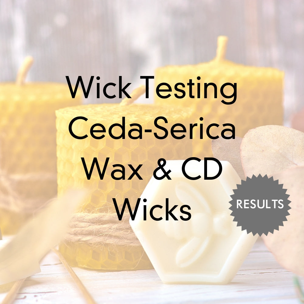 Wick Testing Coco Apricot / Ceda Serica Wax & CD Wicks