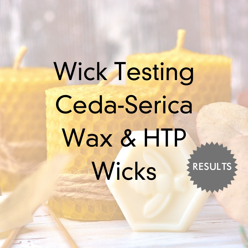 Wick Testing Coco Apricot / Ceda Serica Wax & HTP Wicks