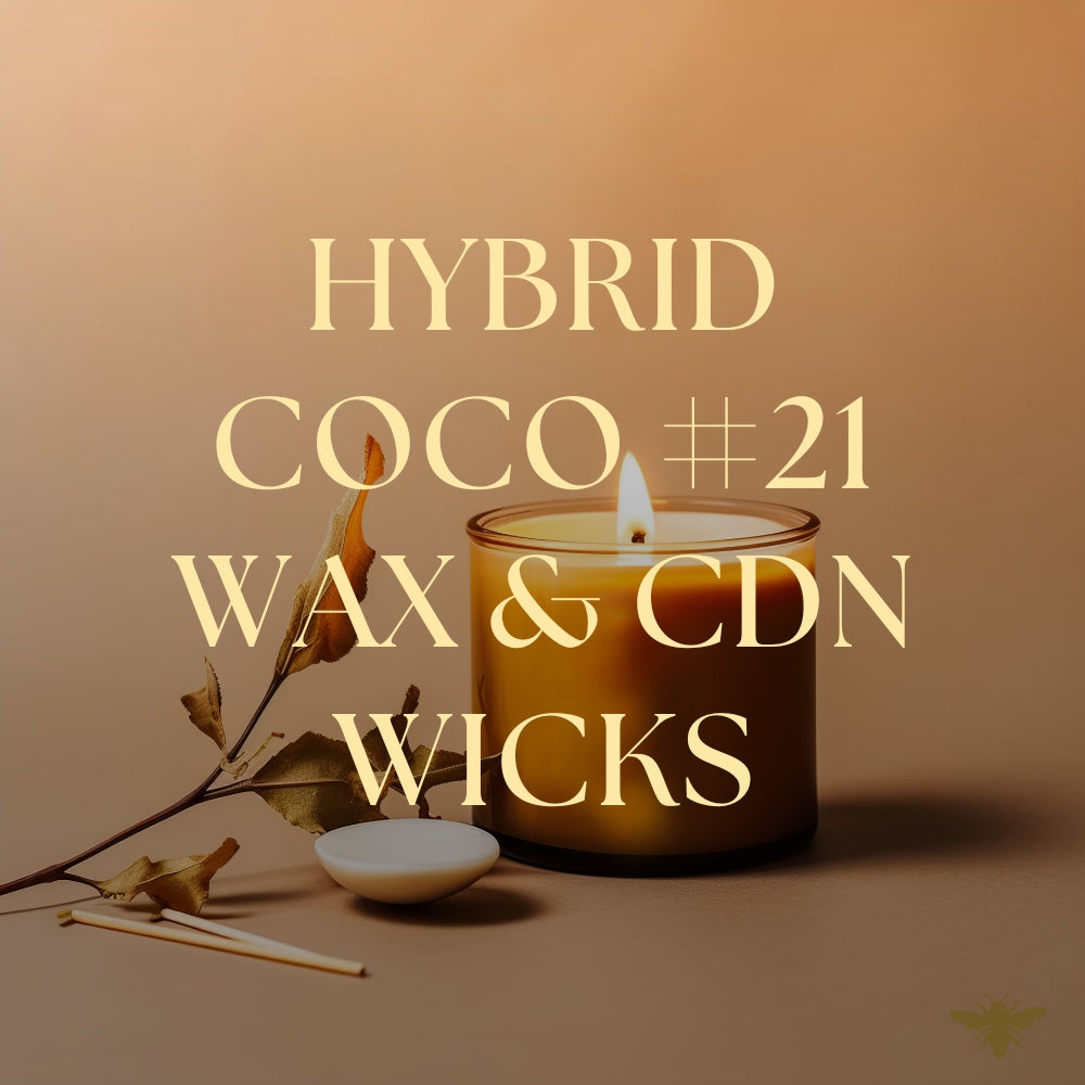 Hybrid Coco Container AB #21 Wax & CDN Wicks