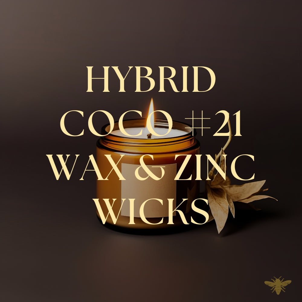 Hybrid Coco Container AB #21 Wax & Zinc Wicks