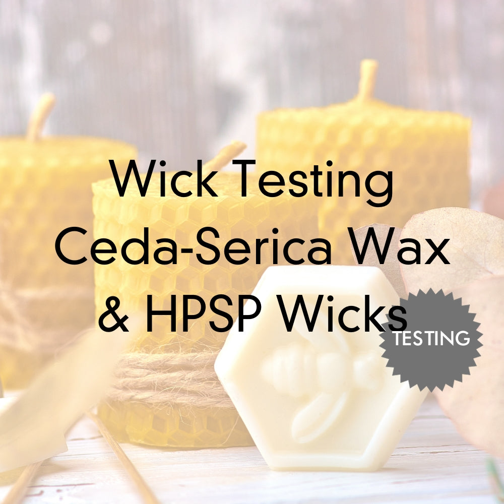 Wick Testing Coco Apricot / Ceda-Serica Wax & HPSP Wicks