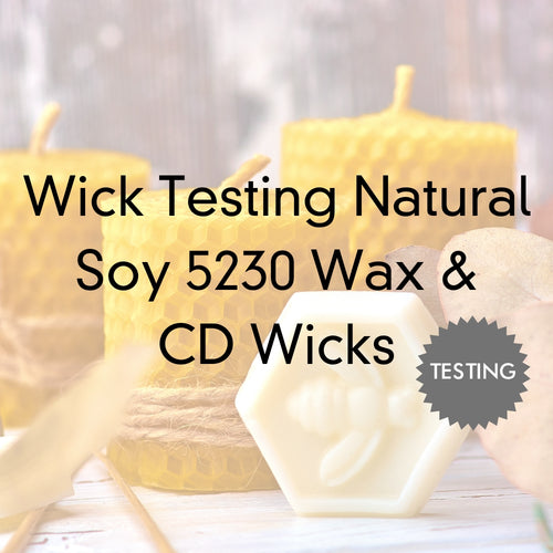 Titan Wax Natural 5230 Wax / Wick Testing