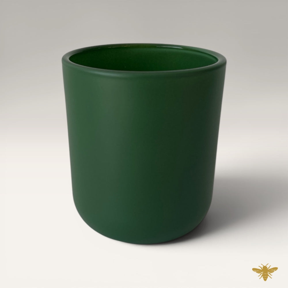 2.5 oz Eden Matte Forest Green Candle Jar