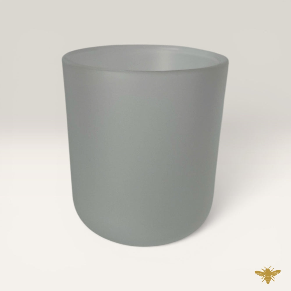 2.5 oz Eden Frosted White Candle Jar