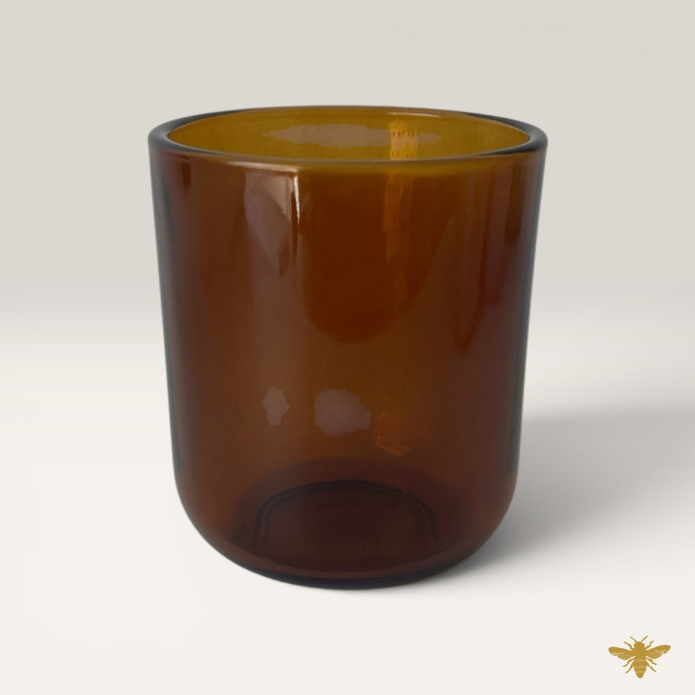 2.5 oz Eden Translucent Amber Candle Jar