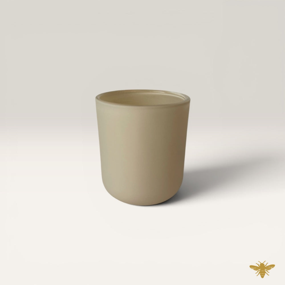 2.5 oz Eden Matte Ivory Candle Jar