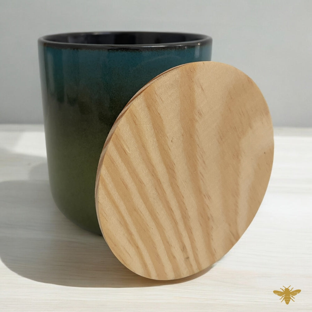 3-Wick Ceramic PINE Lids