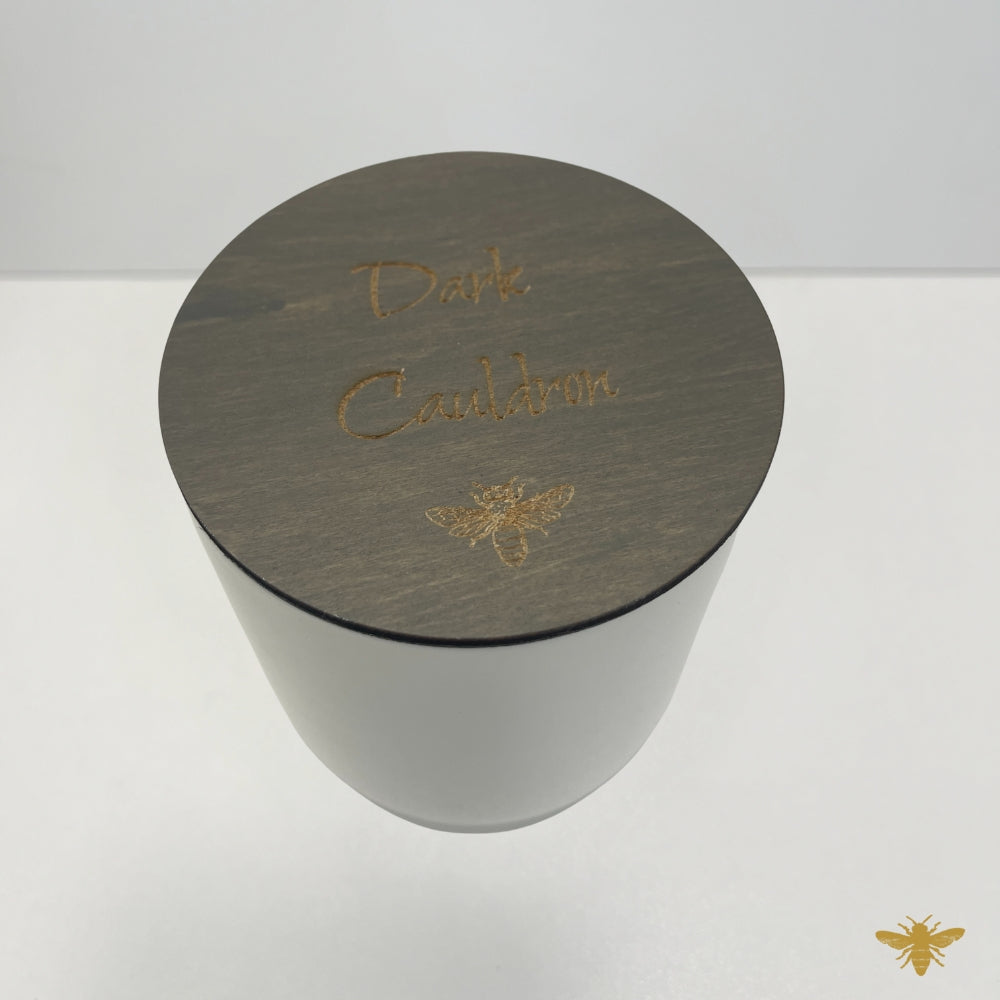 3-Wick Ceramic CUSTOM Lids (Free Engraving) - SET OF 12