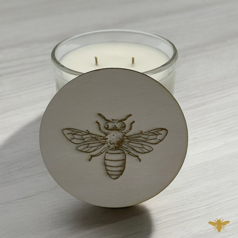 Honeycomb 3-Wick CUSTOM Lids (Free Engraving) - SET OF 12