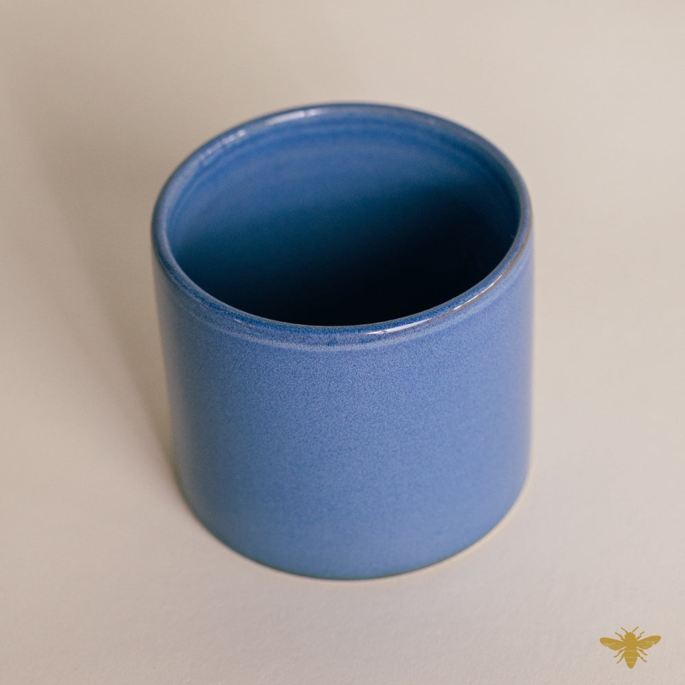 Navy 10 oz Heirloom Ceramic Jar
