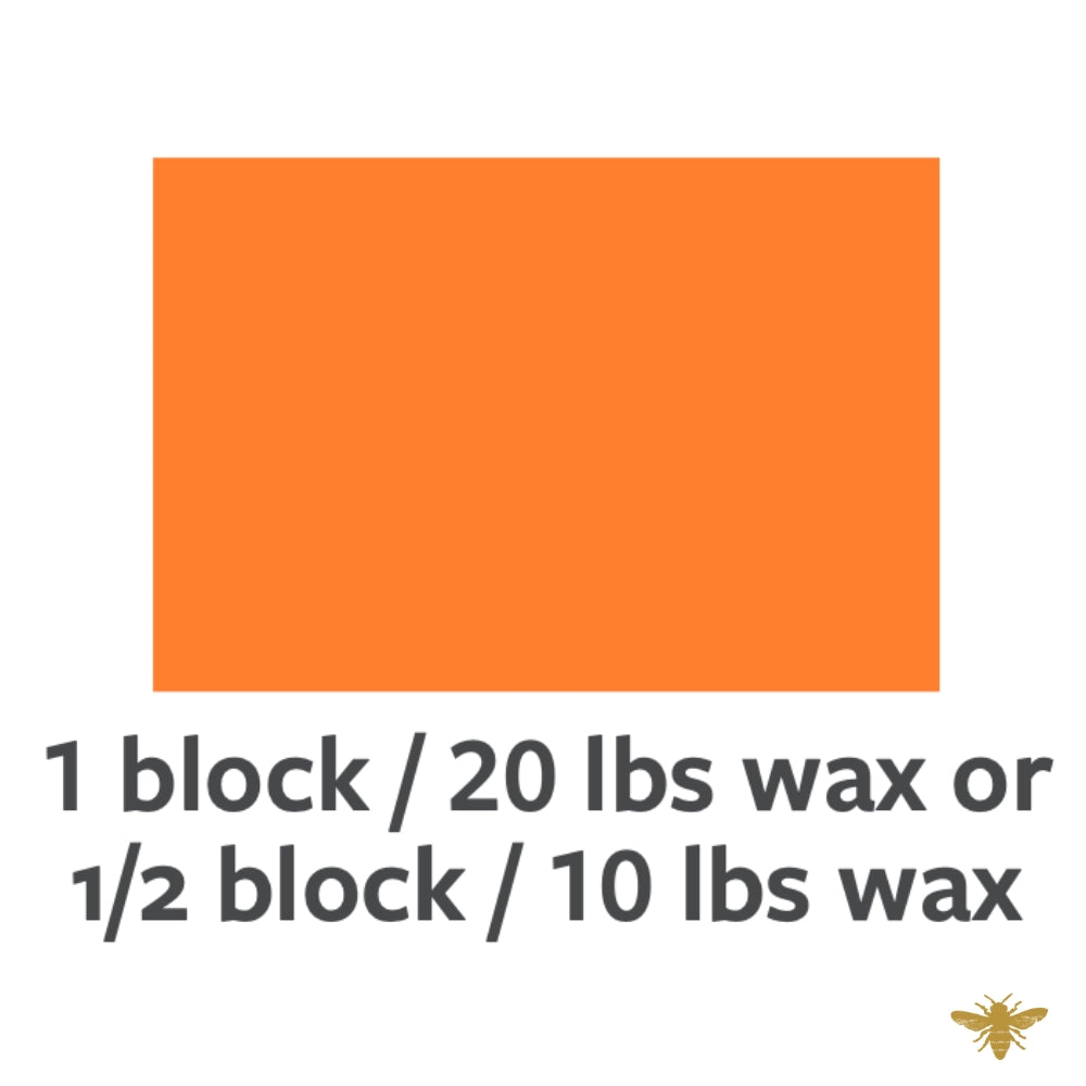 Outrageous Orange Dye Blocks