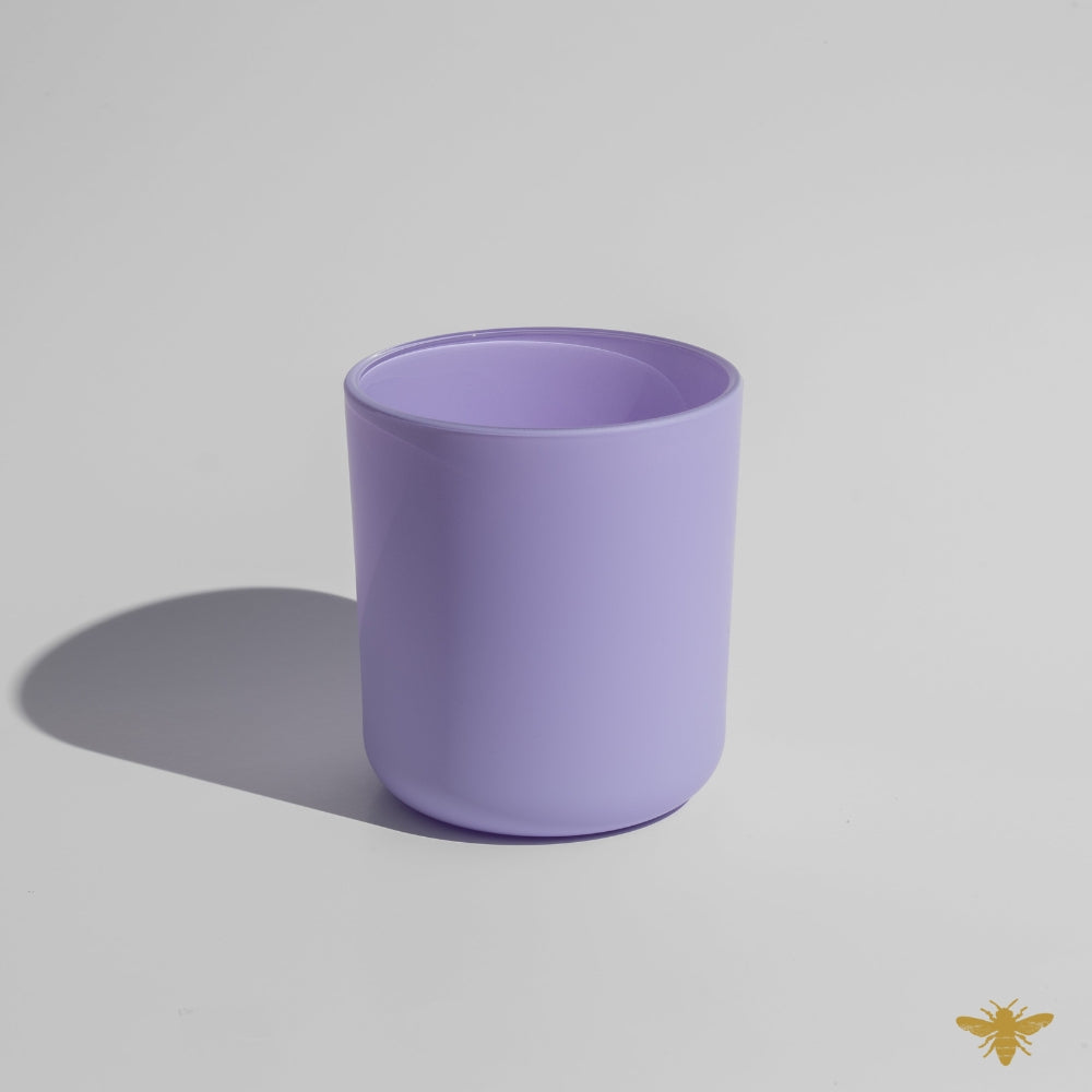 12oz Matte Lilac Candle Glass