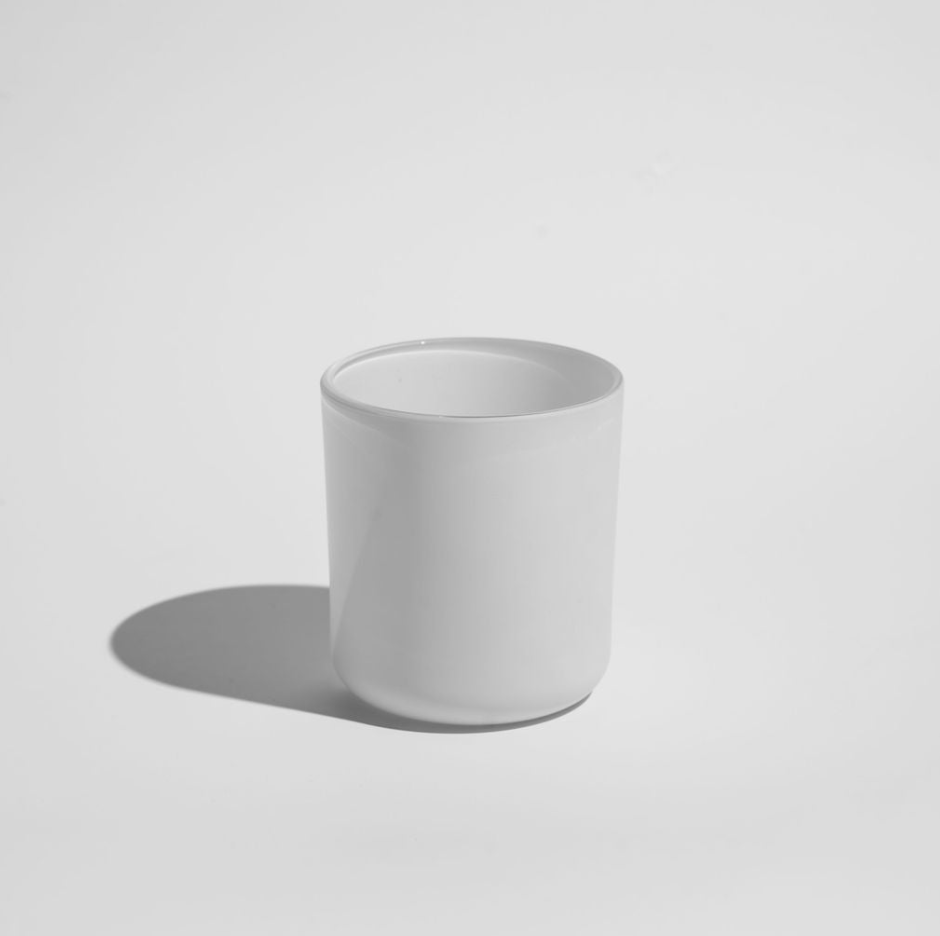8 oz Eden Matte White Candle Vessel