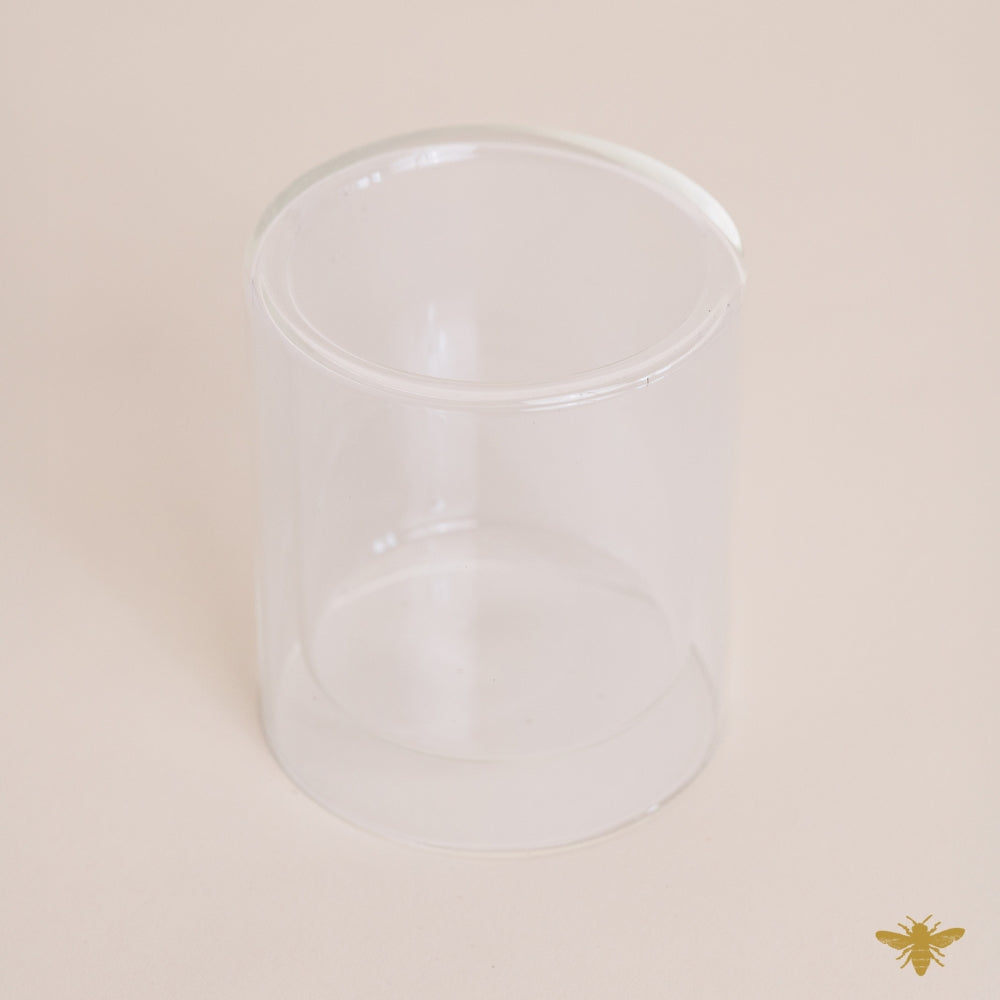 11oz Clear Double Wall Candle Glass