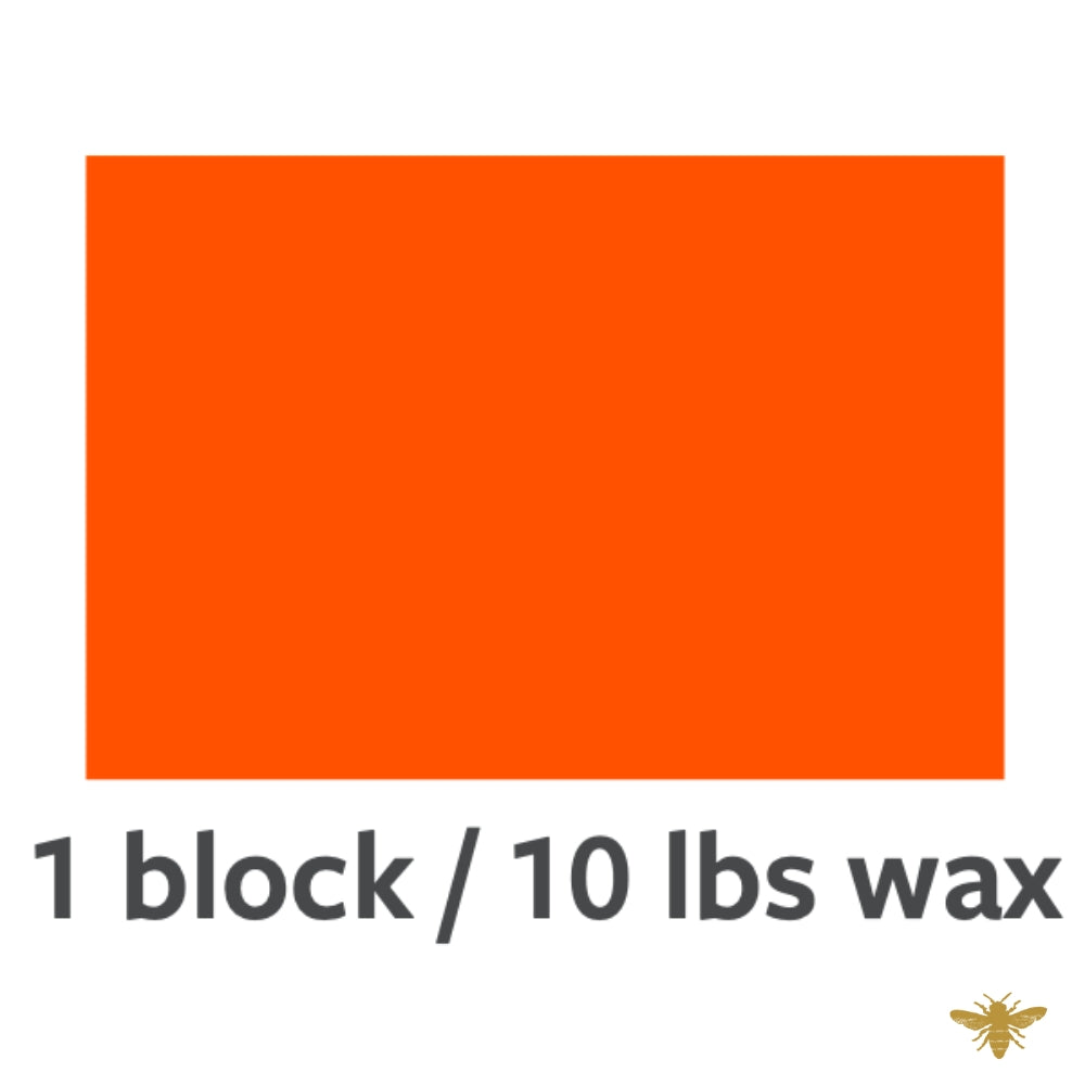 Outrageous Orange Dye Blocks