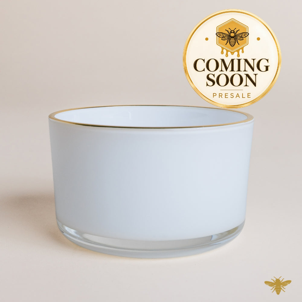 18oz White 3-wick Forevermore® Candle Vessel
